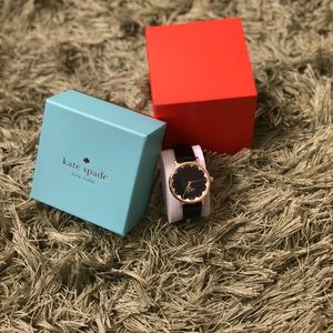 Kate Spade ♠️ black leather watch